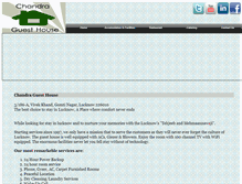 Tablet Screenshot of chandraguesthouse.com